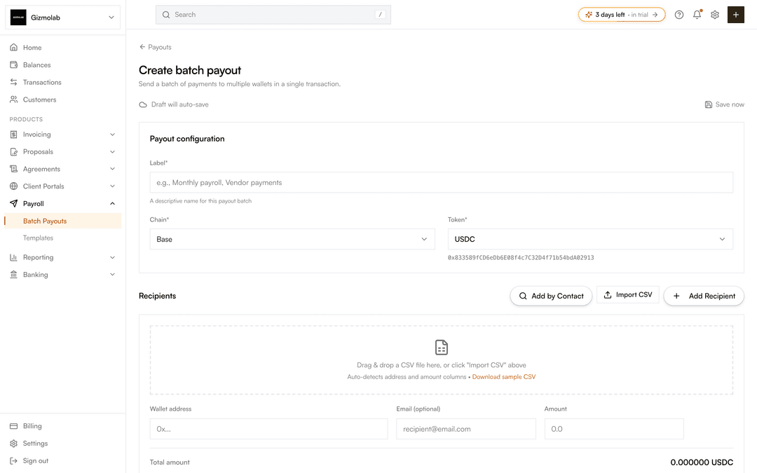 Run global payroll in one transaction