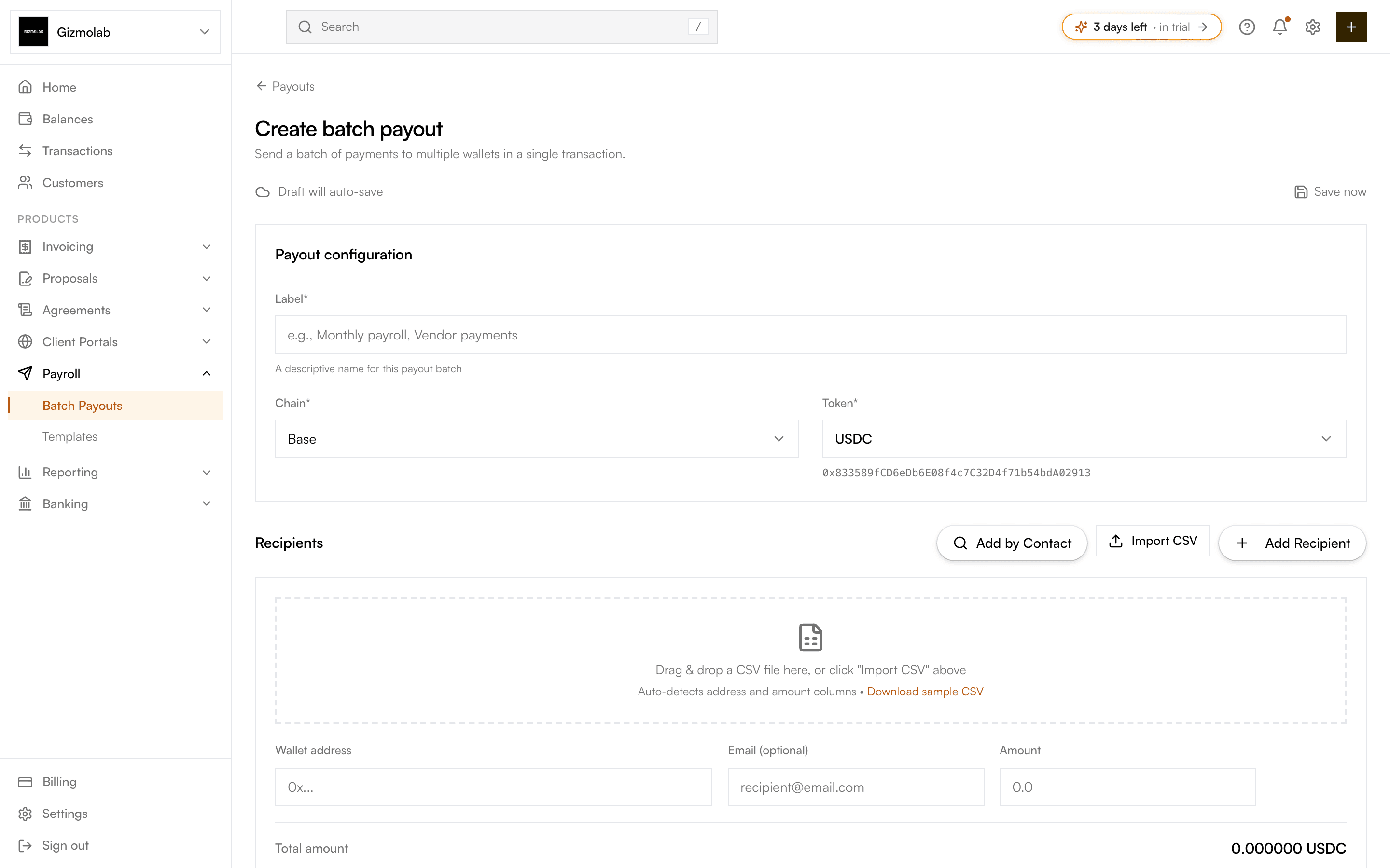 Run global payroll in one transaction